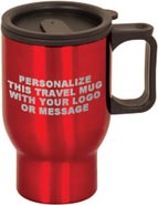 Laserable Travel Mug with Handle