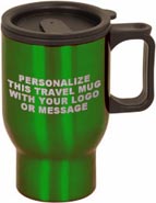 Laserable Travel Mug with Handle