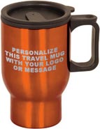 Laserable Travel Mug with Handle