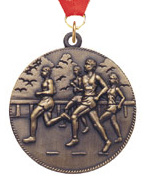 2 inch Cross Country Medal