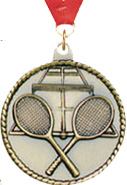 2 inch Tennis Medal