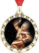 Cut Out Stars Insert Medals [2.5 inch]