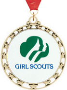 Cut Out Stars Insert Medals [2.5 inch]