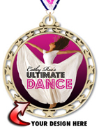 2.5 inch Custom Insert Medals- Star