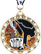 Cut Out Stars Insert Medals [2.5 inch]