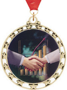 Cut Out Stars Insert Medals [2.5 inch]