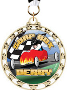 Cut Out Stars Insert Medals [2.5 inch]