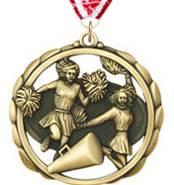Cheer Laser Cut Medal [2.375 inch]