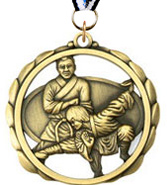 Martial Arts Laser Cut Medal [2.375 inch]