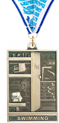 2.5 inch Swimming Locker Room Medal
