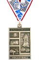 2.5 inch Volleyball Locker Room Medal
