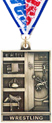 2.5 inch Wrestling Locker Room Medal