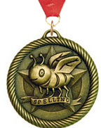 Spelling Bee Scholastic Medal [2 inch]