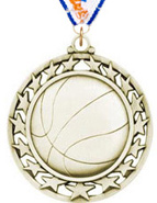 Basketball Super Star Medal [2.5 inch]