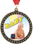 Star Insert Medals