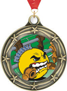 Star Insert Medals [3 inch]