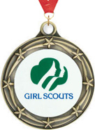 Star Insert Medals [3 inch]