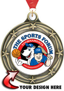 Custom Insert Medals- Star