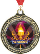 Star Insert Medals [3 inch]