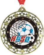 Cut Out Stars Insert Medals