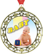 Cut Out Stars Insert Medals