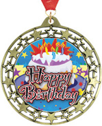 Cut Out Stars Insert Medals