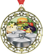 Cut Out Stars Insert Medals
