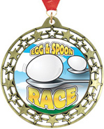 Cut Out Stars Insert Medals