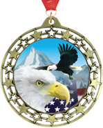 Cut Out Stars Insert Medals