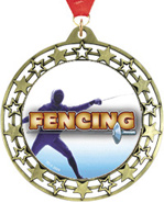 Cut Out Stars Insert Medals