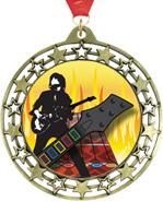 Cut Out Stars Insert Medals