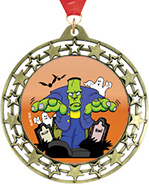Cut Out Stars Insert Medals