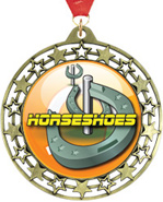 Cut Out Stars Insert Medals