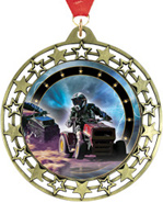 Cut Out Stars Insert Medals