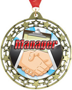 Cut Out Stars Insert Medals