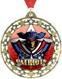 Cut Out Stars Insert Medals