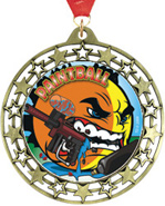 Cut Out Stars Insert Medals
