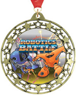 Cut Out Stars Insert Medals