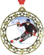 Cut Out Stars Insert Medals