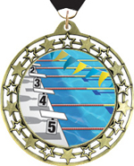 Cut Out Stars Insert Medals