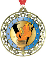 Cut Out Stars Insert Medals