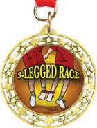 Cut Out Star Insert Medals