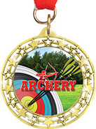 Cut Out Star Insert Medals