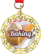 Cut Out Star Insert Medals