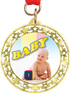 Cut Out Star Insert Medals