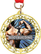 Cut Out Star Insert Medals