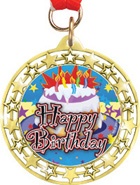 Cut Out Star Insert Medals