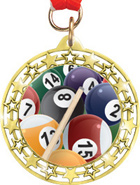 Cut Out Star Insert Medals