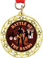 Cut Out Star Insert Medals
