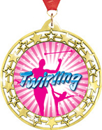 Cut Out Star Insert Medals